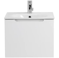 Тумба под раковину BelBagno Etna 60 ETNA-600-1C-SO-BL-P подвесная Bianco Lucido МДФ / ЛДСП
