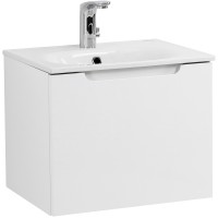 Тумба под раковину BelBagno Etna 60 ETNA-600-1C-SO-BL-P подвесная Bianco Lucido МДФ / ЛДСП