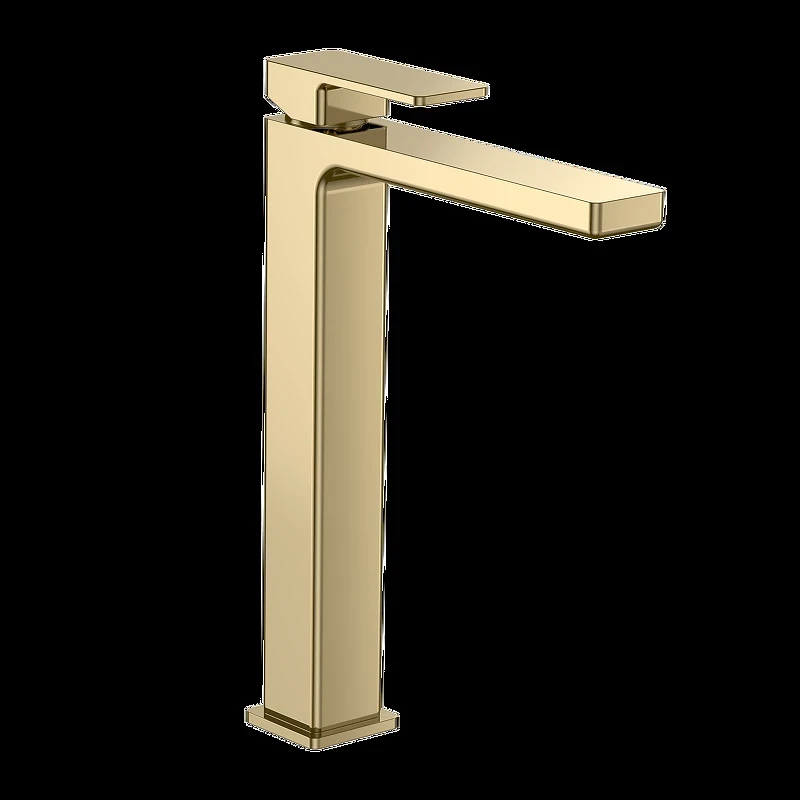 Смеситель для раковины AQUAme Savona AQM6814GG цвет Золото глянцевое