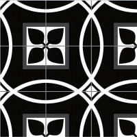 Керамогранит Staro 60х60 черный, белый для кухни Индия