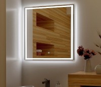 Зеркало Art&amp;Max Monza AM-Mon-800-800-DS-F с подсветкой с сенсорным выключателем стекло