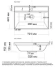 Раковина Grossman Madera Classica 70 4627173210171 Белая
