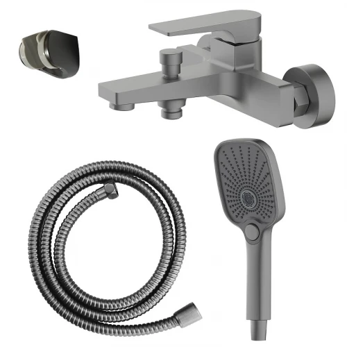 Смеситель для ванны Azario Arida AZ-K3054GR цвет Графит