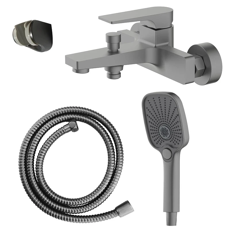 Смеситель для ванны Azario Arida AZ-K3054GR цвет Графит
