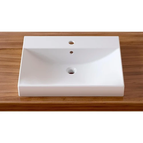 Раковина встраиваемая сверху Lavinia Boho Bathroom Sink 60 33311012 цвет Белый глянцевый