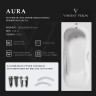 Чугунная ванна Vinsent Veron Aura 180x80 VAU1808045H/VH0015NI цвет Белый с дугообразными ручками никель