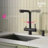 Смеситель для кухни Iddis Umbra UMBBLPFi05 Черный матовый