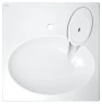 Раковина Azario Elegance 59.2 CS00078300 на стиральную машину цвет Белый