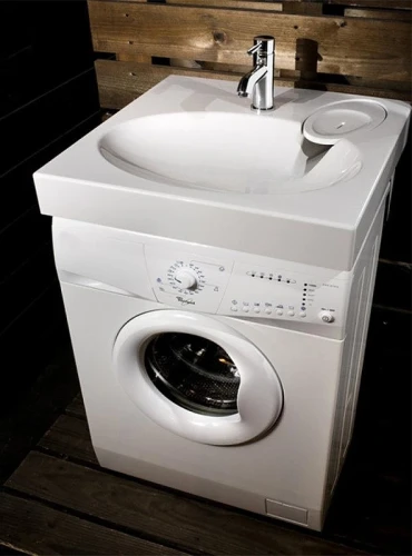 Раковина Azario Elegance 59.2 CS00078300 на стиральную машину цвет Белый