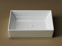 Раковина-чаша Ceramicanova Element 59 CN5013 Белая фарфор накладная