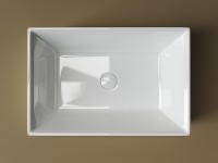 Раковина-чаша Ceramicanova Element 59 CN5013 Белая фарфор накладная