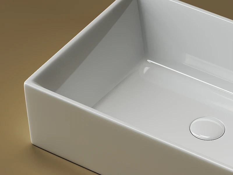 Раковина-чаша Ceramicanova Element 59 CN5013 Белая фарфор накладная