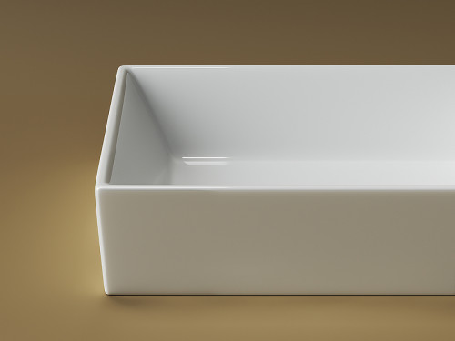 Раковина-чаша Ceramicanova Element 59 CN5013 Белая фарфор накладная