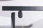 Душевой уголок Esbano ESR-7190B 100x80 ESUGR7190B профиль Черный матовый стекло прозрачное