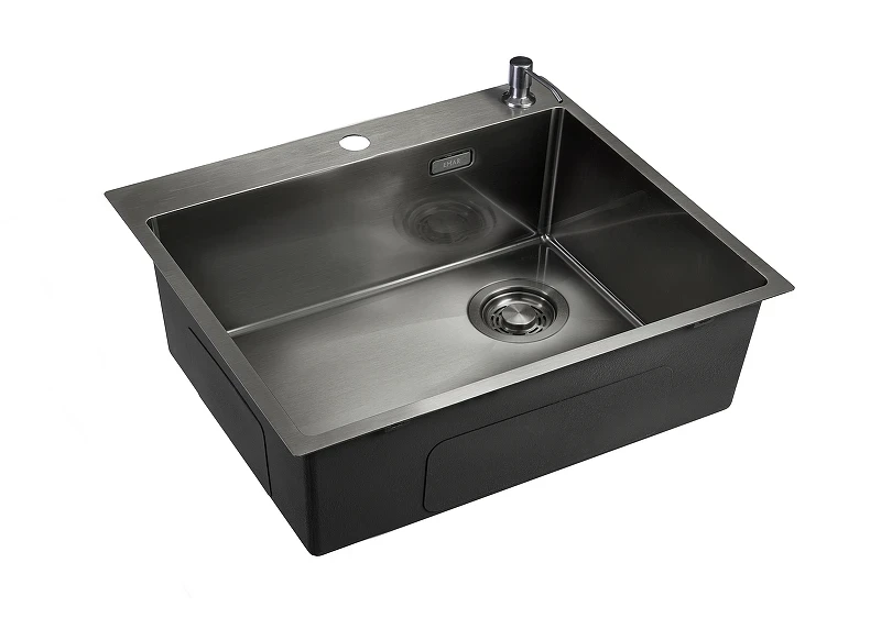 Кухонная мойка Emar PVD 56 EMB-560(TOP) PVD цвет Dark