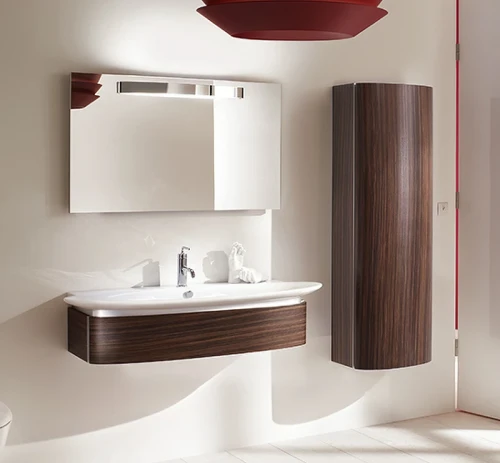 Шкаф пенал Jacob Delafon Presquile 50 L EB1115G-N23 подвесной цвет Ледяной коричневый