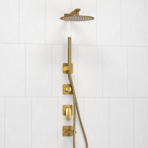 Душевая система WasserKRAFT Havel A3651.283.284.180.259.285.194.286 Золото матовое