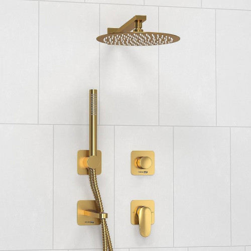 Душевая система WasserKRAFT Havel A3651.283.284.180.259.285.194.286 Золото матовое