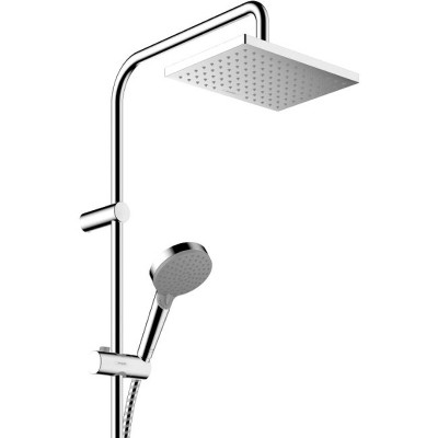 Душевая система Hansgrohe Vernis Shape Showerpipe 26284000 с термостатом Хром латунь на стену