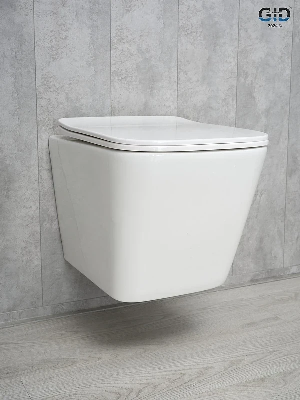 Унитаз Gid Cuadrado Tr2143 62257Y подвесной цвет Белый с сиденьем Микролифт