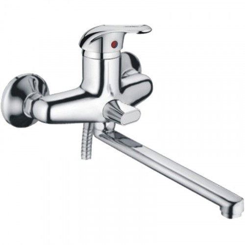 Смеситель для ванны Haiba HB2203 универсальный Хром на стену