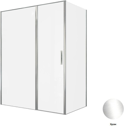Душевой уголок Allen Brau Priority 160x90 3.31037.00+3.31043.00 цвет профиля Хром стекло прозрачное