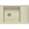 Кухонная мойка Aquaton Делия 78 1A715132DE240 Жемчуг искусственный камень (литьевой мрамор) встраиваемый