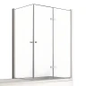 Шторка для ванны New Trendy NEW SOLEO Chrome x100 P-0029/P-0024