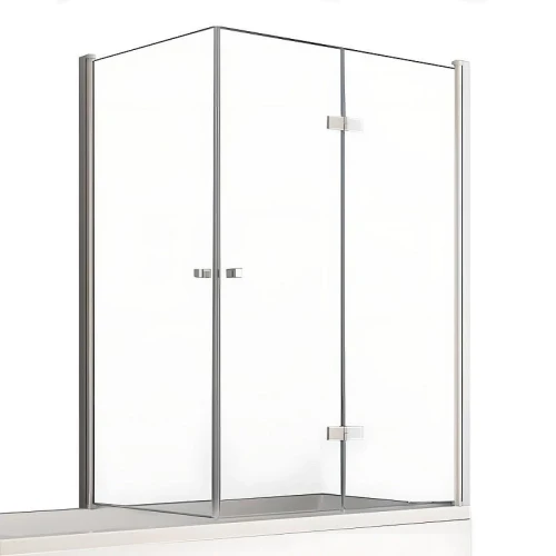 Шторка для ванны New Trendy NEW SOLEO Chrome x100 P-0029/P-0024