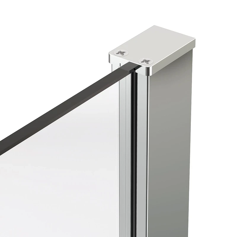 Душевой уголок Vincea Stella 130х80 VSR-1ST8013CLGM профиль цвет Вороненая сталь стекло прозрачное
