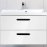 Тумба под раковину BelBagno Aurora 80 AURORA-800-2C-SO-BL подвесная Bianco Lucido МДФ / ЛДСП