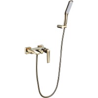 Смеситель для ванны Boheme Venturo 383 Золото латунь на стену
