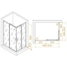 Душевой уголок RGW Passage PA-040B 120x90 3508104092-24 профиль Черный стекло матовое-сатинат