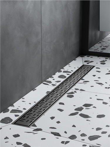 Душевой лоток BelBagno Формат (Uno) BB-LD-UNO-60-GM с решеткой цвет Оружейная сталь