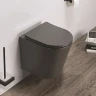 Унитаз CeramaLux B2330-2MDH подвесной Серый матовый с сиденьем Микролифт фаянс подвесной