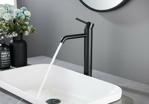 Смеситель для раковины Aquatek Европа AQ1304MB Черный матовый латунь