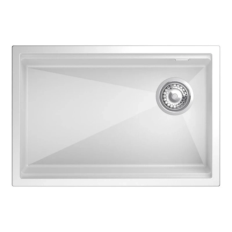 Кухонная мойка Rivelato Lino 65 LN-654-R brina цвет Иней