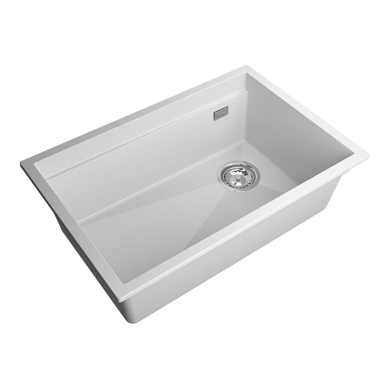 Кухонная мойка Rivelato Lino 65 LN-654-R brina цвет Иней