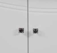 Тумба под раковину Aquanet Греция 110 171545 Белая Swarovski МДФ / ЛДСП