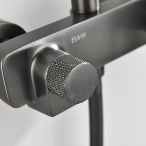Душевая система Black&amp;White Gravity GL-9102-GM 9102GM цвет Gun Metal