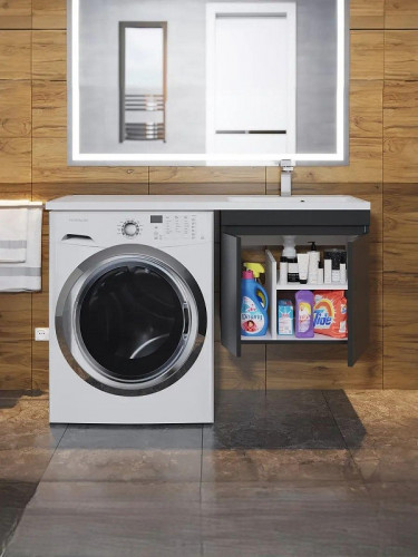 Тумба под раковину Uperwood Magenta 120 5930205152 подвесная цвет Черный матовый