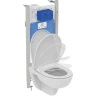 Унитаз с инсталляцией Ideal Standard I.Life A RI471602 цвет Белый с сиденьем Микролифт