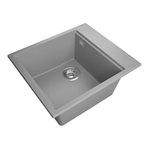 Кухонная мойка Rivelato Tesoro 45 TR-455-L grigio metallizz цвет Серый металлик