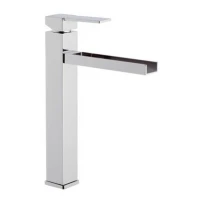 Смеситель для раковины Remer Qubica Cascata QC11L Хром на столешницу