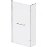 Шторка на ванну Damixa Skyline 80х140 DX35WBS-D7W1-150MT профиль Хром стекло прозрачное