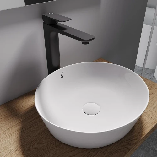 Смеситель для раковины Oliveeka D OL-239003-MB цвет Черный матовый