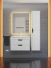 Тумба с раковиной Uperwood Modul 80 393020560 подвесная цвет Белый матовый Графит матовый