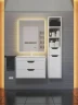 Тумба с раковиной Uperwood Modul 80 393020560 подвесная цвет Белый матовый Графит матовый