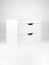 Тумба с раковиной Uperwood Modul 80 393020560 подвесная цвет Белый матовый Графит матовый