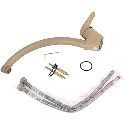 Смеситель для кухни Kaiser County 55244-6 Темно-бежевый латунь